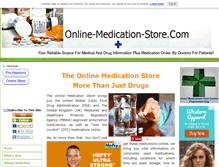 Tablet Screenshot of online-medication-store.com